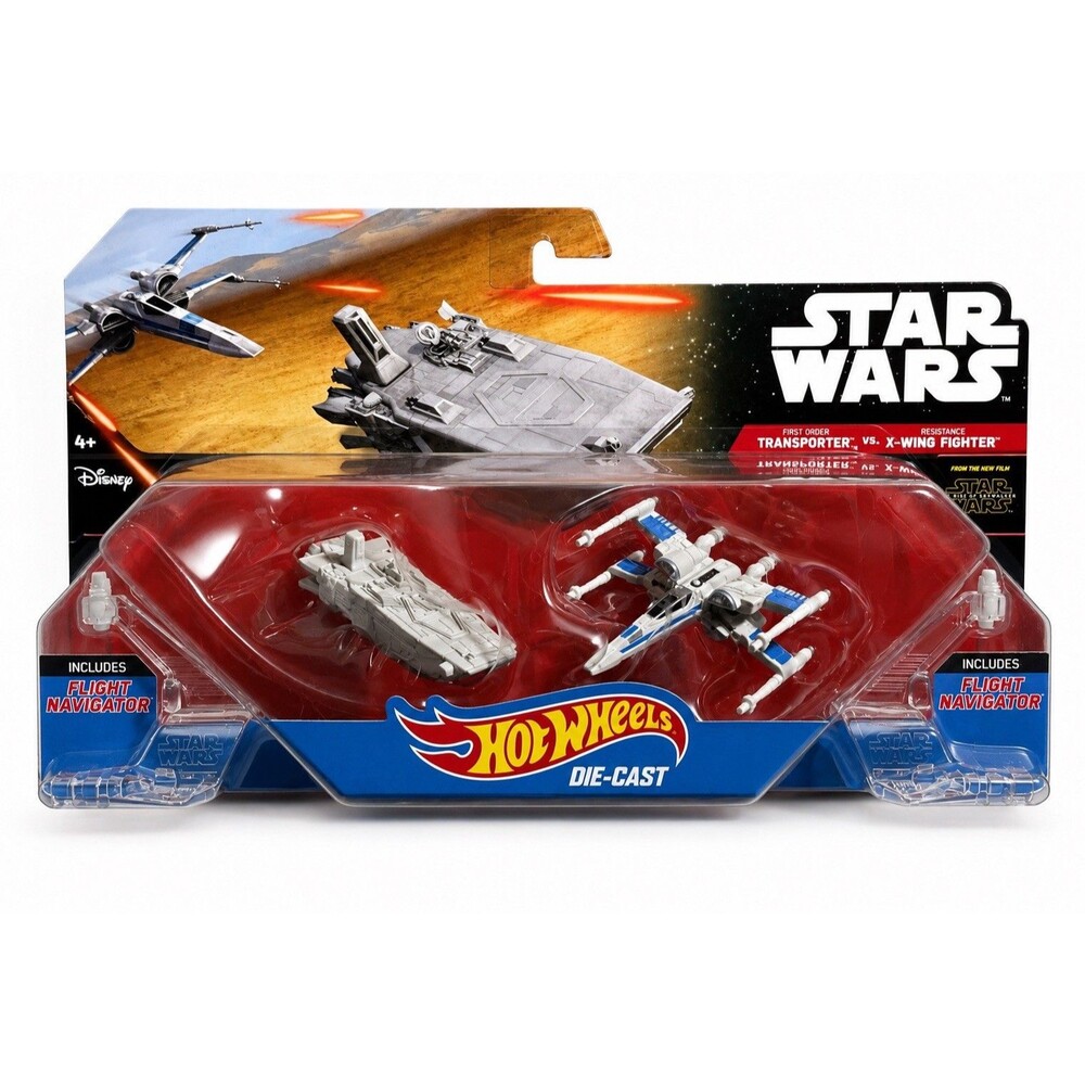 Hot Wheels Star Wars First Order Transporter X-Wing Diecast Battle Set 2015 New